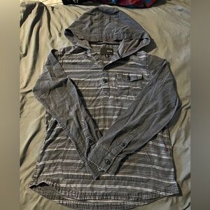 Mens Long sleeve Hurley vintage hooded size S